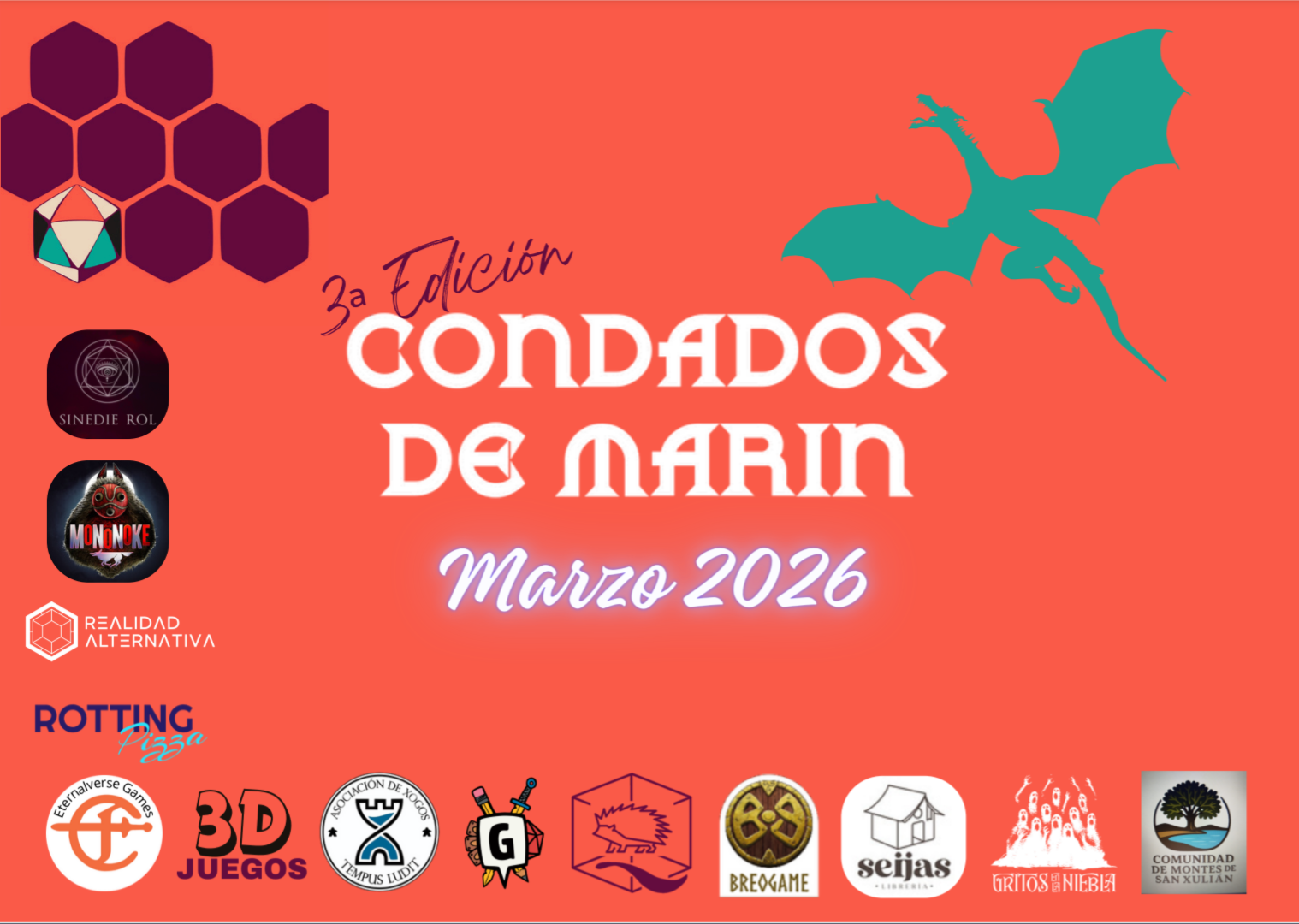 Terceras jornadas de rol Condados de Marin