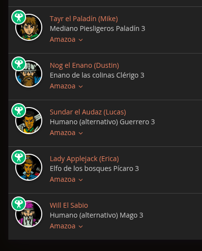 Welcome to the Hellfire Club. Fichas Personajes Pregenerados en español en Nivel20 adaptadas a 5e